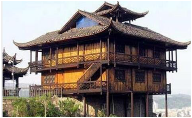 具有独特风格的侗族民居建筑：侗族杉木楼