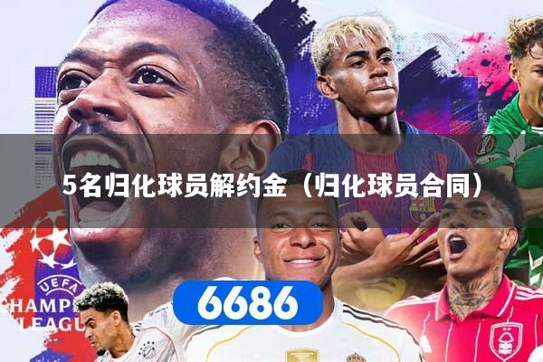 5名归化球员解约金（归化球员合同）